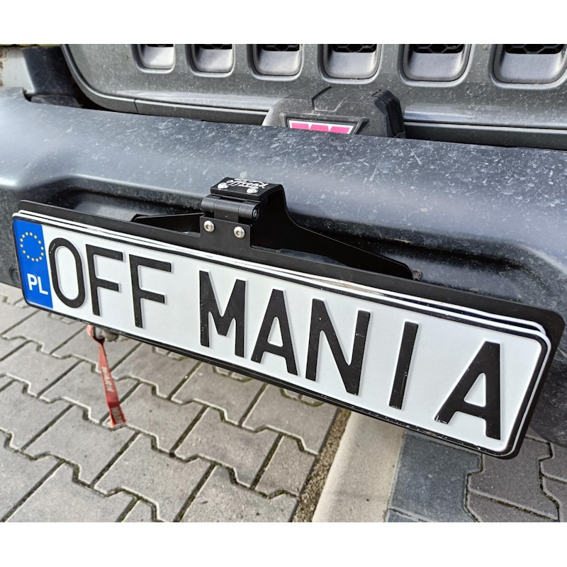 Kennzeichenhalter für Seilwinde